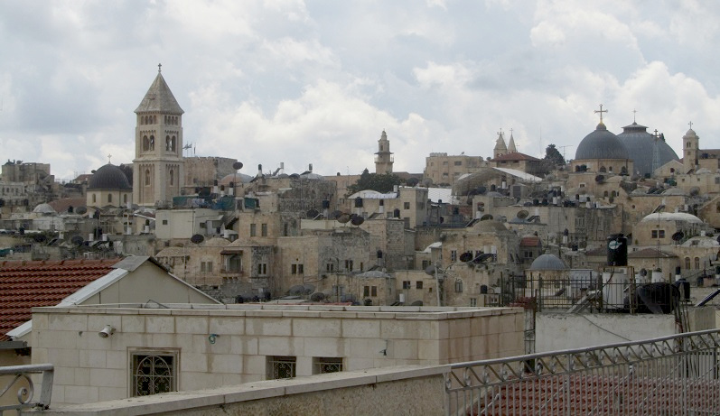Jerusalemin vanhankaupungissa sijaitsee kristittyjen kortteli. Kuva: Tomi Karttunen