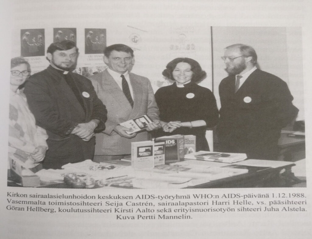 Kirkon sairaalasielunhoidon keskuksen AIDS-työryhmä 1988
